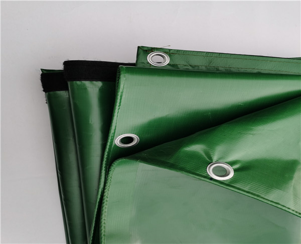 500g綠色刀刮布及其成品細節(jié)